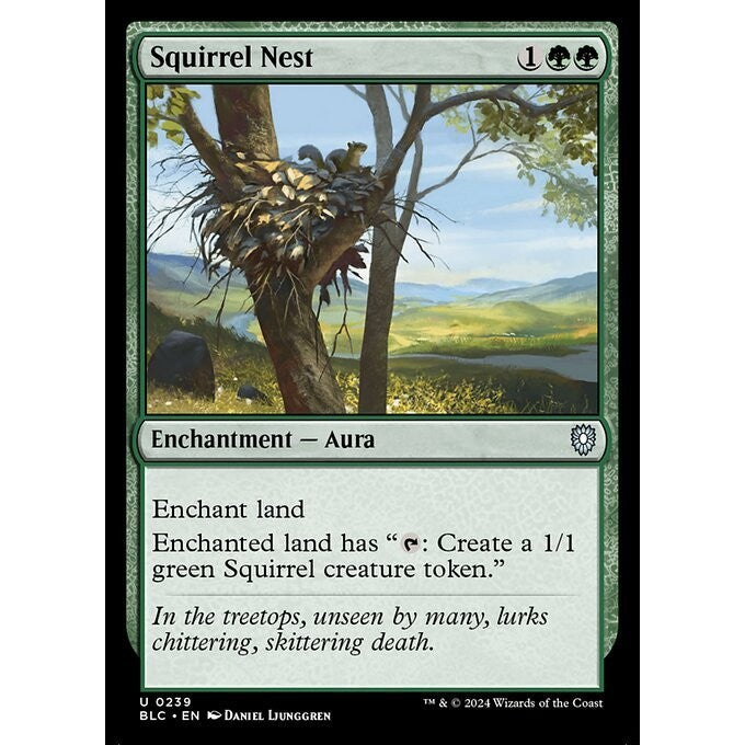 BLC Bloomburrow Commander Deck: SQUIRRELED AWAY Singles MTG: Magic: the Gathering: Choose your cards inside BLB
