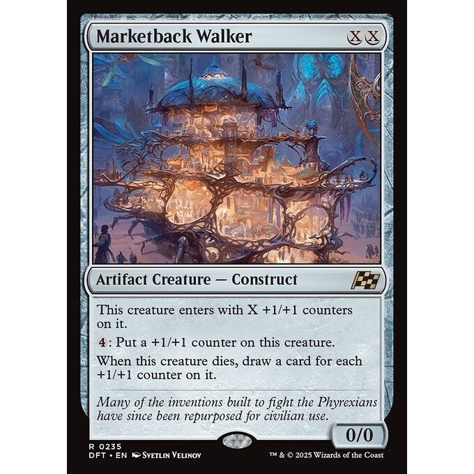 DFT_235 Marketback Walker *Aetherdrift* MTG Magic: The Gathering_Rare