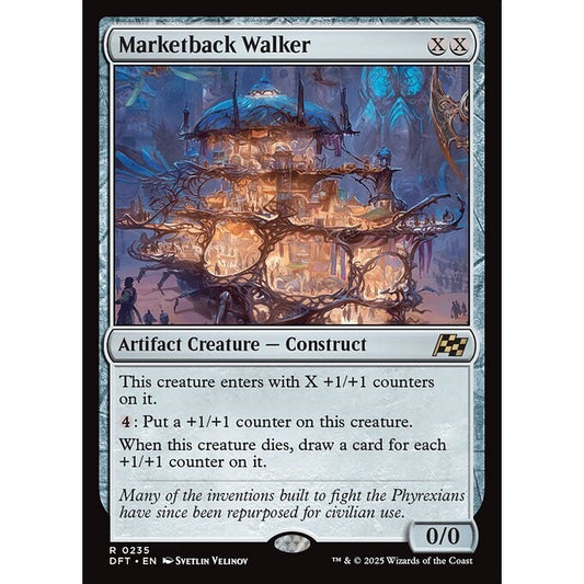 DFT_235 Marketback Walker *Aetherdrift* MTG Magic: The Gathering_Rare