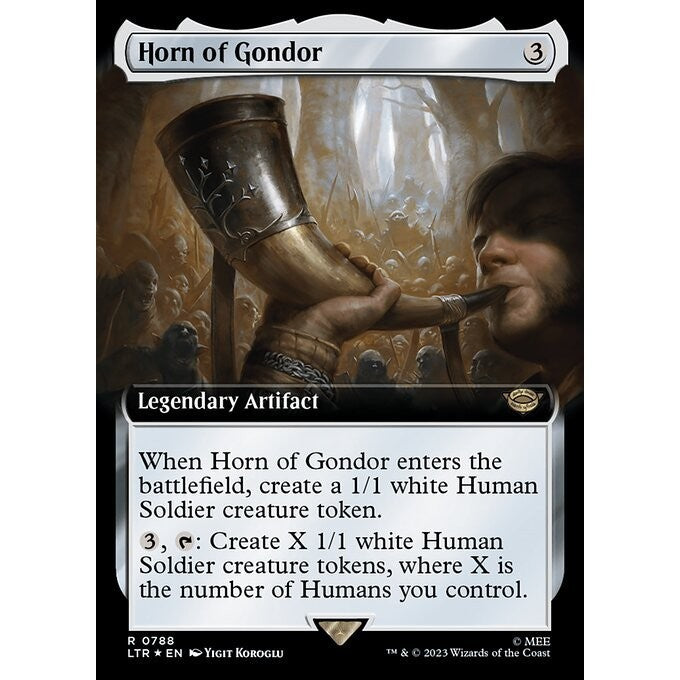 LTR_788 Horn of Gondor EA Surge Foil MTG Magic: The Gathering: Lord of the Rings Rare