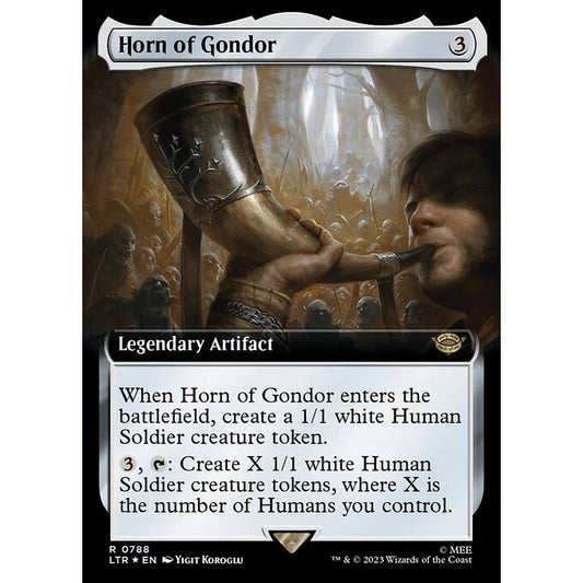 LTR_788 Horn of Gondor EA Surge Foil MTG Magic: The Gathering: Lord of the Rings Rare