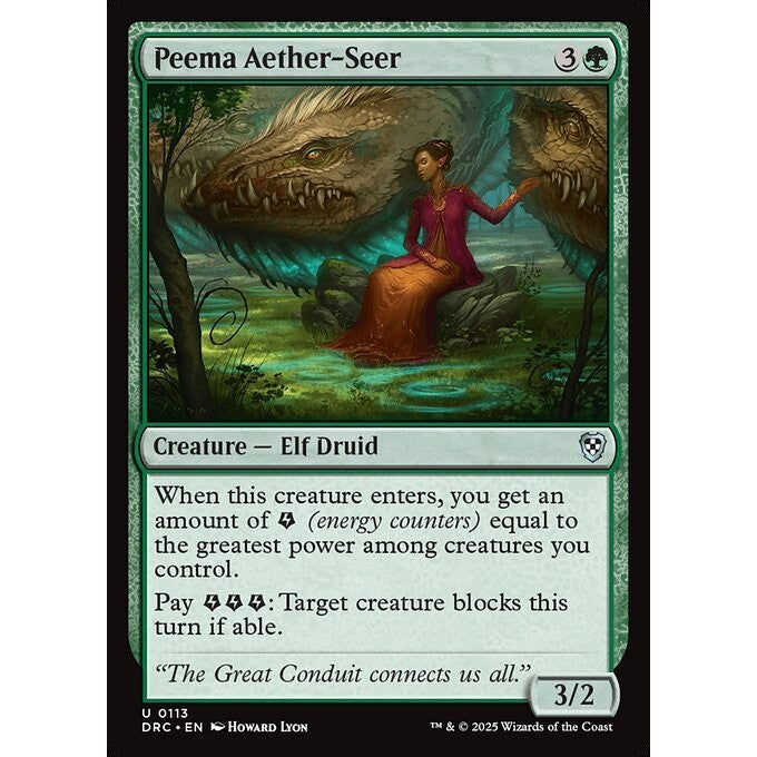 DFC AETHERDRIFT Commander Deck: LIVING ENERGY Singles MTG: Magic: the Gathering: Choose your cards inside DFC DFT
