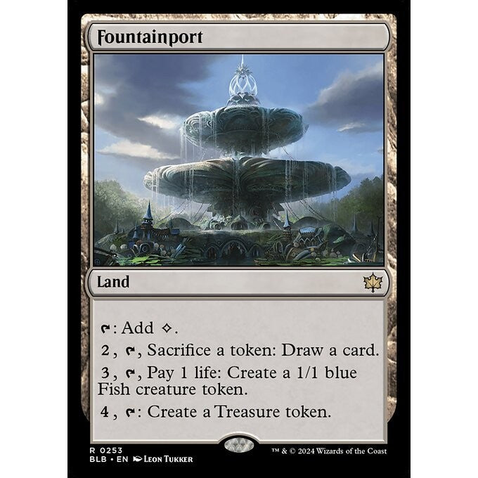 BLB_253 Fountainport MTG Magic: The Gathering: Bloomburrow_Rare