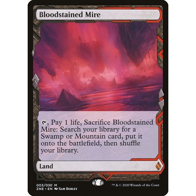 ZNE_003 BLOODSTAINED MIRE  *Zendikar Rising Expeditions* MTG Magic: The Gathering: Mythic
