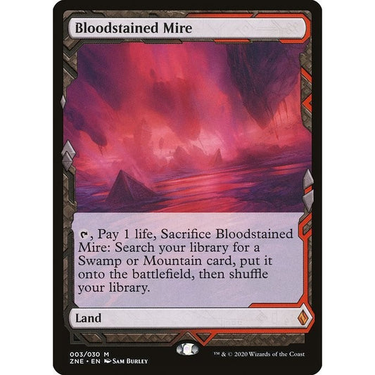 ZNE_003 BLOODSTAINED MIRE  *Zendikar Rising Expeditions* MTG Magic: The Gathering: Mythic