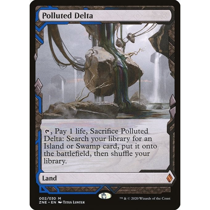 ZNE_002 POLLUTED DELTA  *Zendikar Rising Expeditions* MTG Magic: The Gathering: Mythic