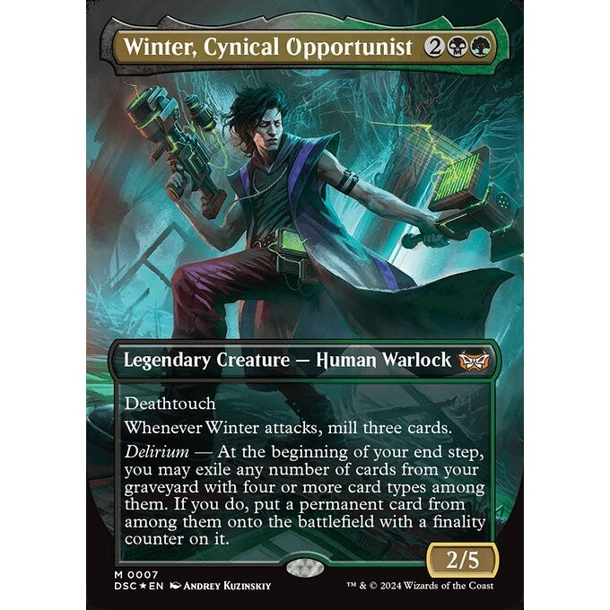 DSC_007 Winter, Cynical Opportunist MTG Magic: The Gathering: Duskmourn Commander_Mythic