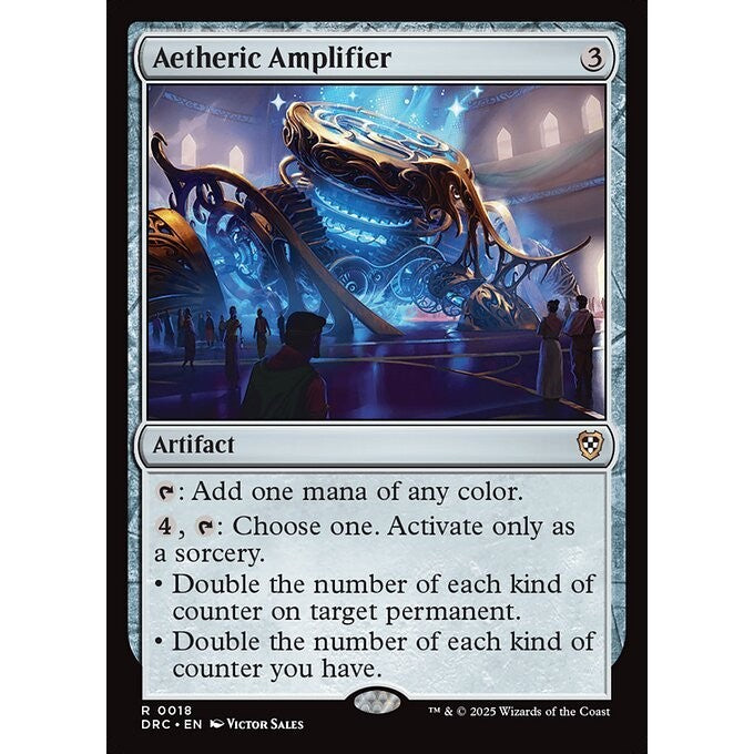 DRC_018 Aetheric Amplifier *Aetherdrift Commander* MTG Magic: The Gathering_Rare