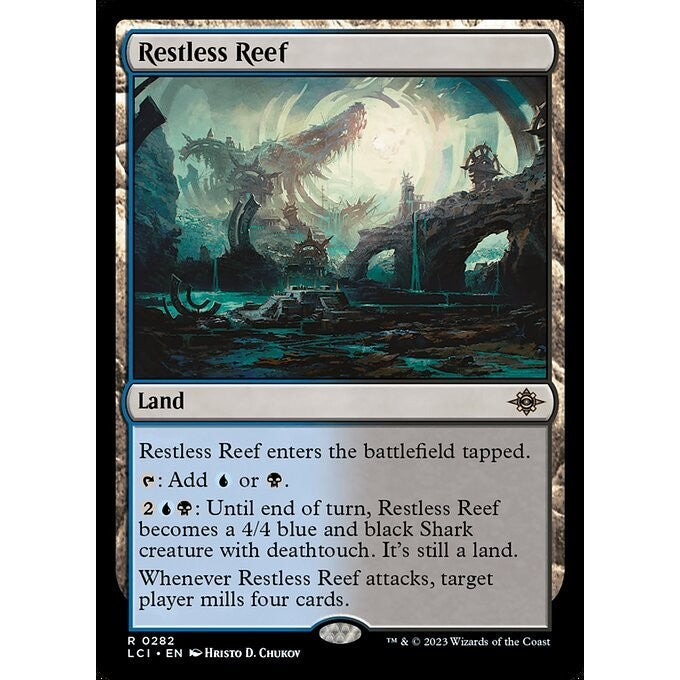 LCI_282 Restless Reef MTG Magic: The Gathering: Lost Caverns of Ixalan Rare