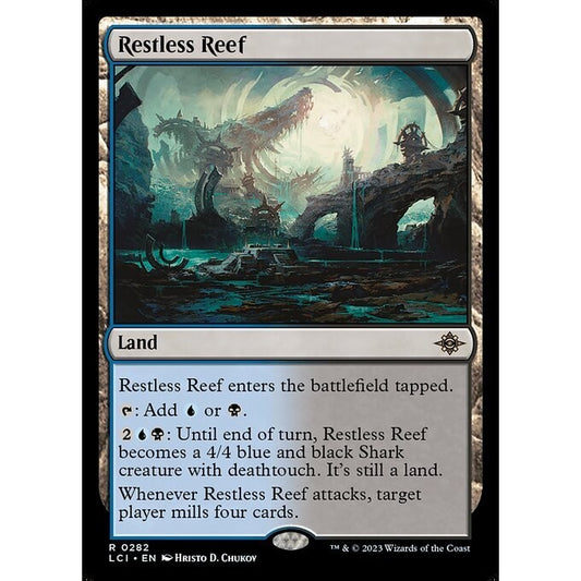 LCI_282 Restless Reef MTG Magic: The Gathering: Lost Caverns of Ixalan Rare