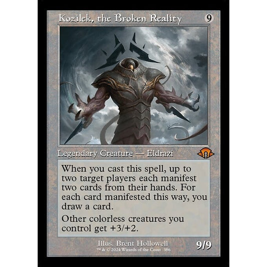 MH3_386 Kozilek, the Broken Reality *Classic Retro Print* MTG Magic: The Gathering: Modern Horizons 3_Mythic
