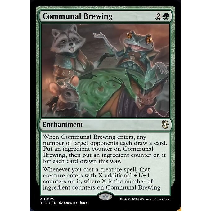 BLC Bloomburrow Commander Deck: PEACE OFFERING Singles MTG: Magic: the Gathering: Choose your cards inside BLB