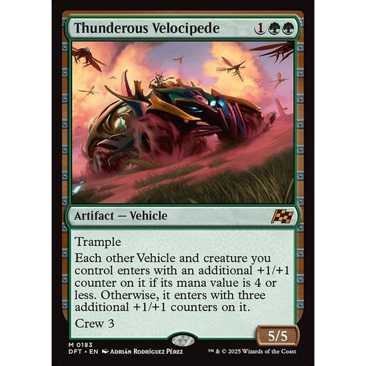 DFT_183 Thunderous Velocipede *Aetherdrift* MTG Magic: The Gathering_Mythic