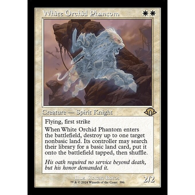 MH3_396 White Orchid Phantom *Classic Retro Print* MTG Magic: The Gathering: Modern Horizons 3_Rare