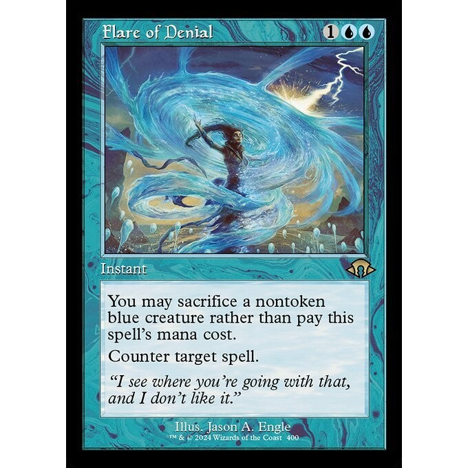 MH3_400 Flare of Denial *Classic Retro Print* MTG Magic: The Gathering: Modern Horizons 3_Rare