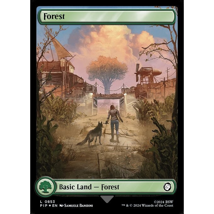 FALLOUT PIP Choose Your Cards MTG Magic: The Gathering Basic Lands Regular, and Surge Foil