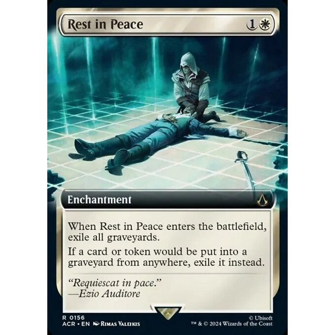 ACR_156 Rest in Peace *Extended Art* MTG Magic: The Gathering: Assassin's Creed_Rare