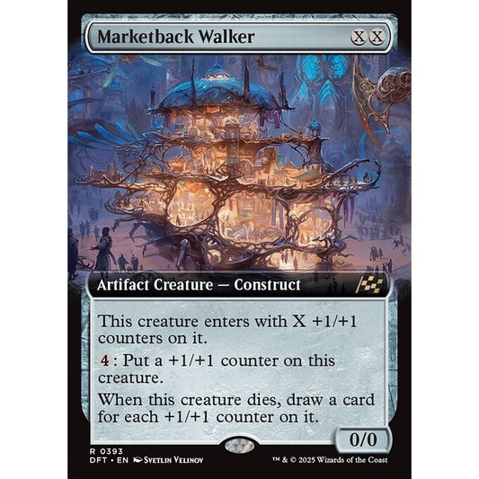 DFT_393 Marketback Walker **Extended Art EA* Aetherdrift* MTG Magic: The Gathering_Rare