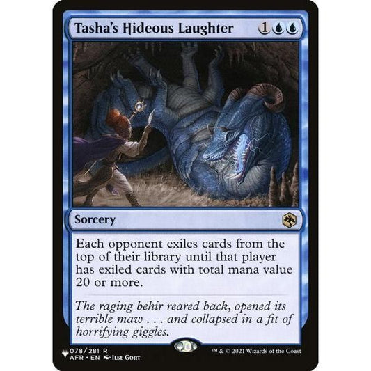 AFR_078 Tasha's Hideous Laughter *The List / Mystery Box* MTG Magic: The Gathering_Rare
