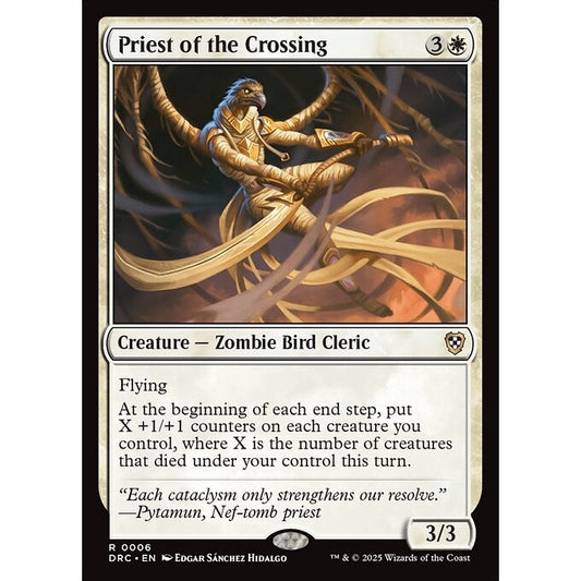 DRC_006 Priest of the Crossing *Aetherdrift Commander* MTG Magic: The Gathering_Rare