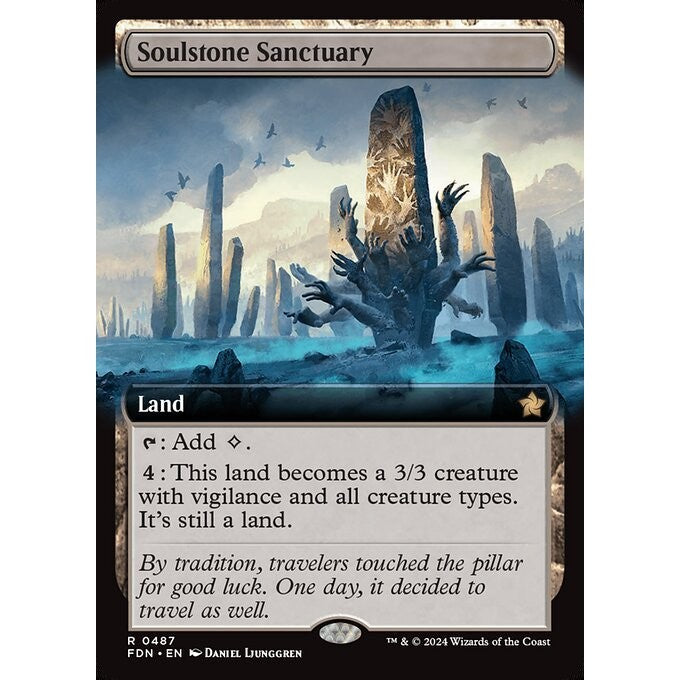 FDN_487 Soulstone Sanctuary *Extended Art EA* MTG Magic: The Gathering: Foundations_Rare