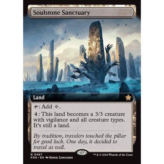 FDN_487 Soulstone Sanctuary *Extended Art EA* MTG Magic: The Gathering: Foundations_Rare