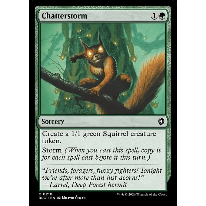 BLC Bloomburrow Commander Deck: SQUIRRELED AWAY Singles MTG: Magic: the Gathering: Choose your cards inside BLB