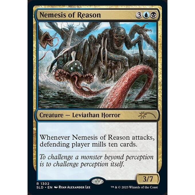 SLD_1302 Nemesis of Reason MTG Magic: The Gathering: Secret Lair Artist Series: Ryan Alexander Lee_Rare