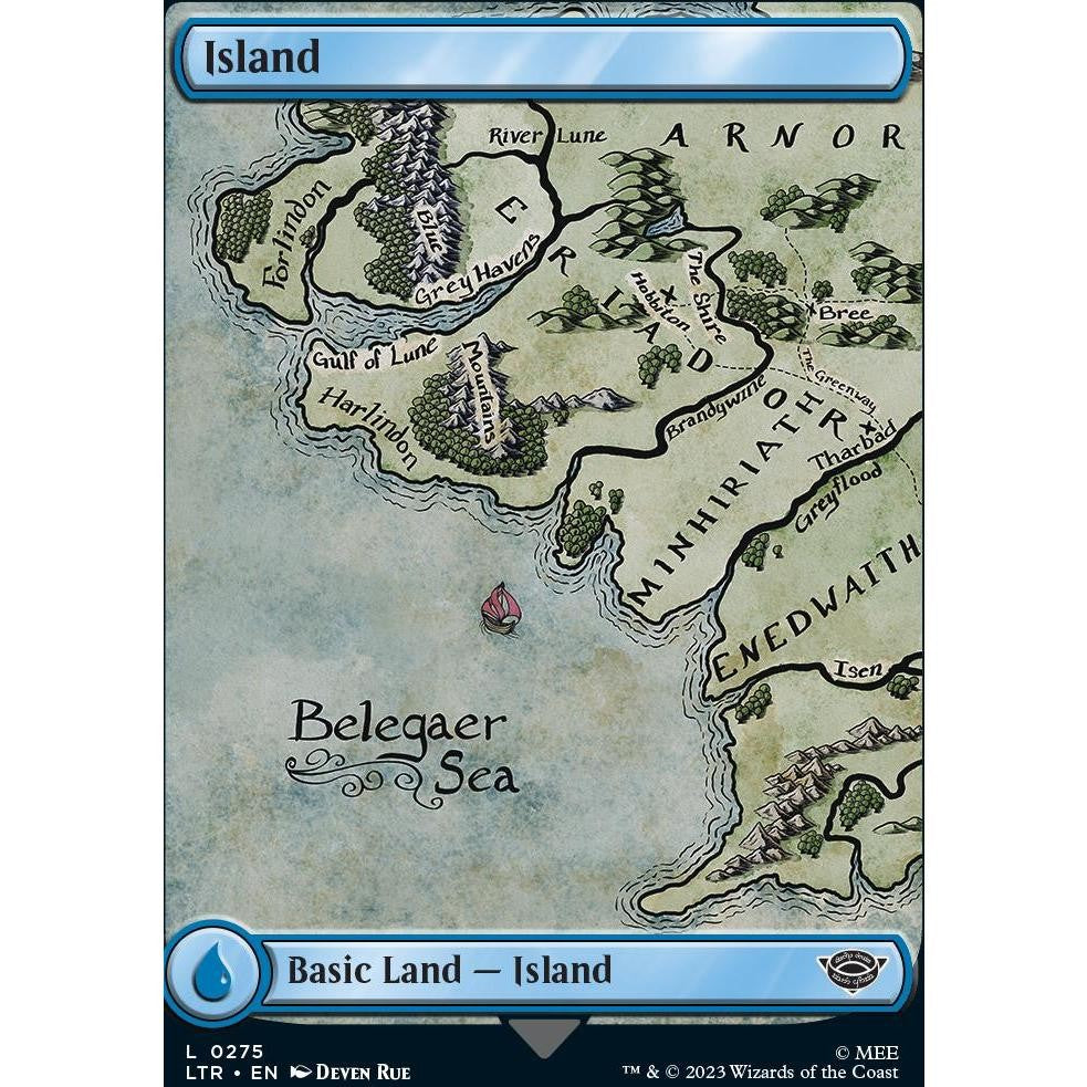 Lord OF THE RINGS MAP LANDS BASIC LAND Surge FoilS Choose Your Cards MTG Magic: The Gathering LTR