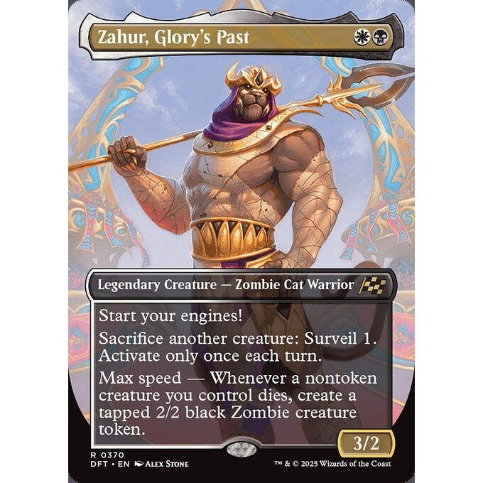 DFT_370 Zahur, Glory's Past **Borderless BL* Aetherdrift* MTG Magic: The Gathering_Rare