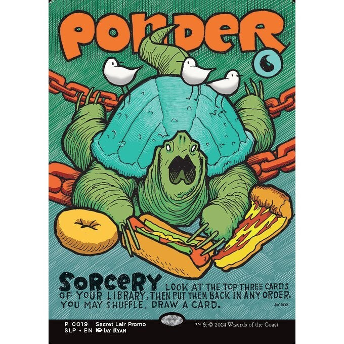 SLP_019 Ponder *Secret Lair Promo* MTG Magic: The Gathering_Rare