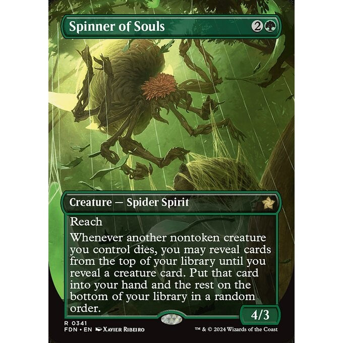 FDN_341 Spinner of Souls *Borderless BL* MTG Magic: The Gathering: Foundations_Rare