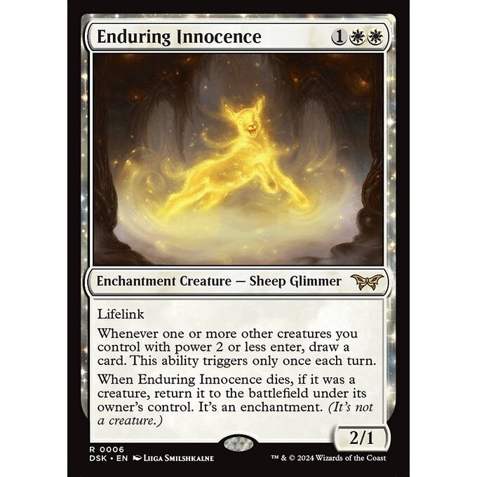DSK_006 Enduring Innocence MTG Magic: The Gathering: Duskmourn_Rare