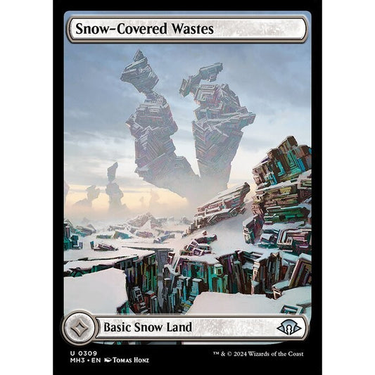 MH3_309 Snow-Covered Wastes *Full Art Land* MTG Magic: The Gathering: Modern Horizons 3_Uncommon