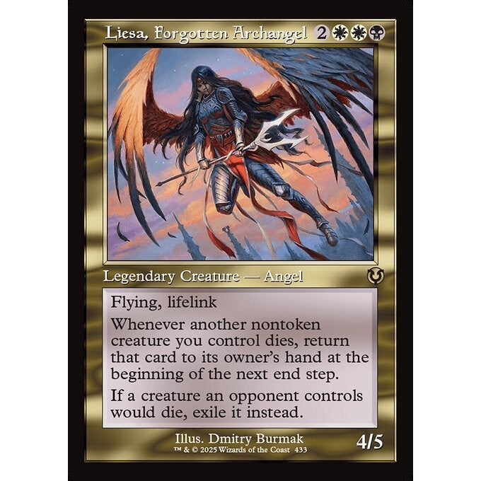 INR_433 Liesa, Forgotten Archangel *Innistrad Remastered* *Retro Frame* MTG Magic: The Gathering_Rare