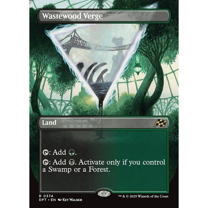 DFT_374 Wastewood Verge **Borderless BL* Aetherdrift* MTG Magic: The Gathering_Rare