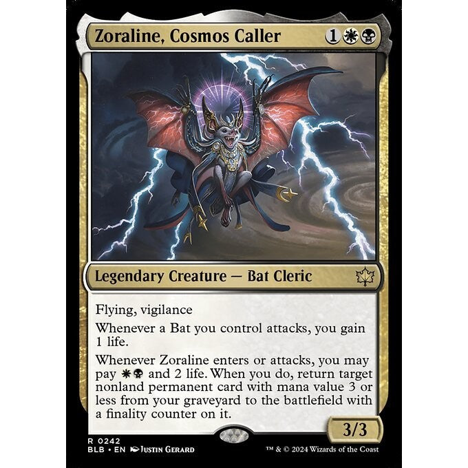 BLB_242 Zoraline, Cosmos Caller MTG Magic: The Gathering: Bloomburrow_Rare