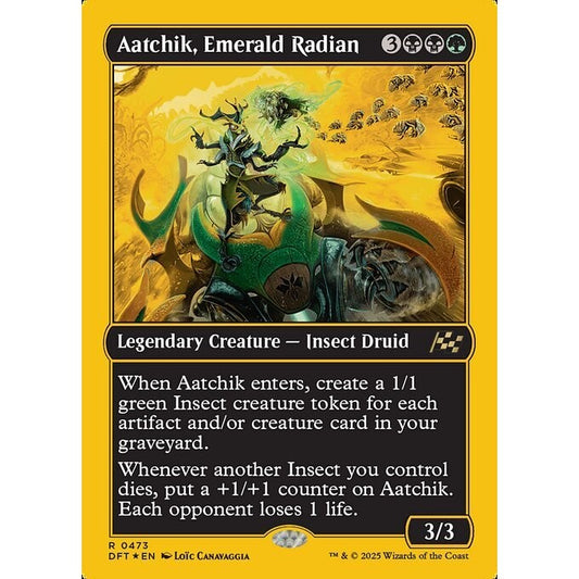 DFT_473 Aatchik, Emerald Radian **First Place Foils* Aetherdrift* MTG Magic: The Gathering_Rare