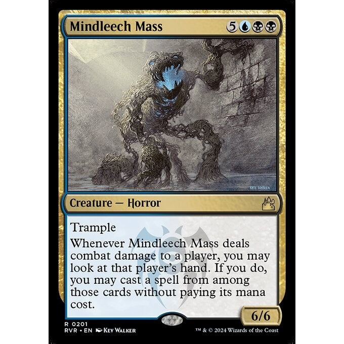 RVR_201 Mindleech Mass  *FOIL* MTG Magic: The Gathering: Ravnica Remastered Rare