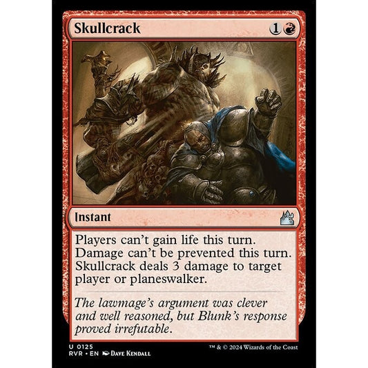 RVR_125 Skullcrack  *FOIL* MTG Magic: The Gathering: Ravnica Remastered Uncommon