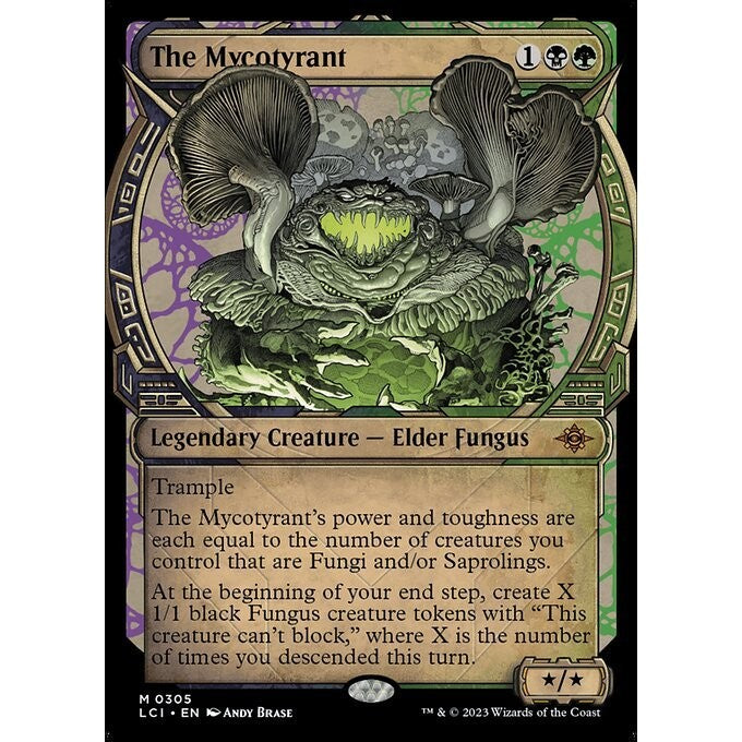 LCI_305 The Mycotyrant *Showcase* MTG Magic: The Gathering: Lost Caverns of Ixalan Mythical