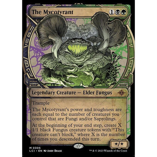 LCI_305 The Mycotyrant *Showcase* MTG Magic: The Gathering: Lost Caverns of Ixalan Mythical