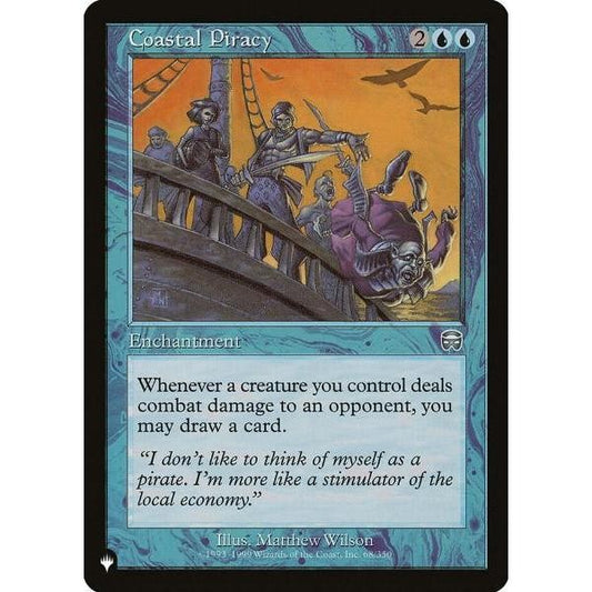 MMQ_068 Coastal Piracy *The List / Mystery Box* MTG Magic: The Gathering_Uncommon