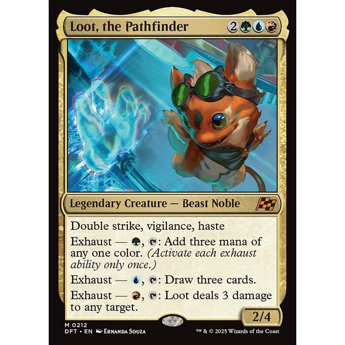 DFT_212 Loot, the Pathfinder *Aetherdrift* MTG Magic: The Gathering_Mythic