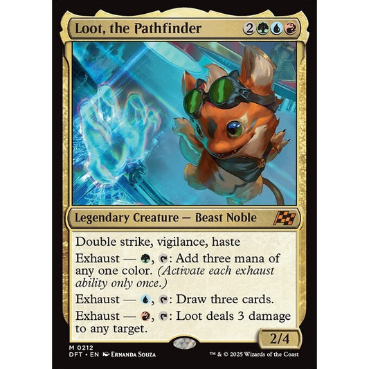 DFT_212 Loot, the Pathfinder *Aetherdrift* MTG Magic: The Gathering_Mythic