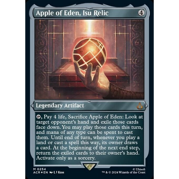 ACR_254 Apple of Eden, Isu Relic *Etched Foil* MTG Magic: The Gathering: Assassin's Creed_Mythic