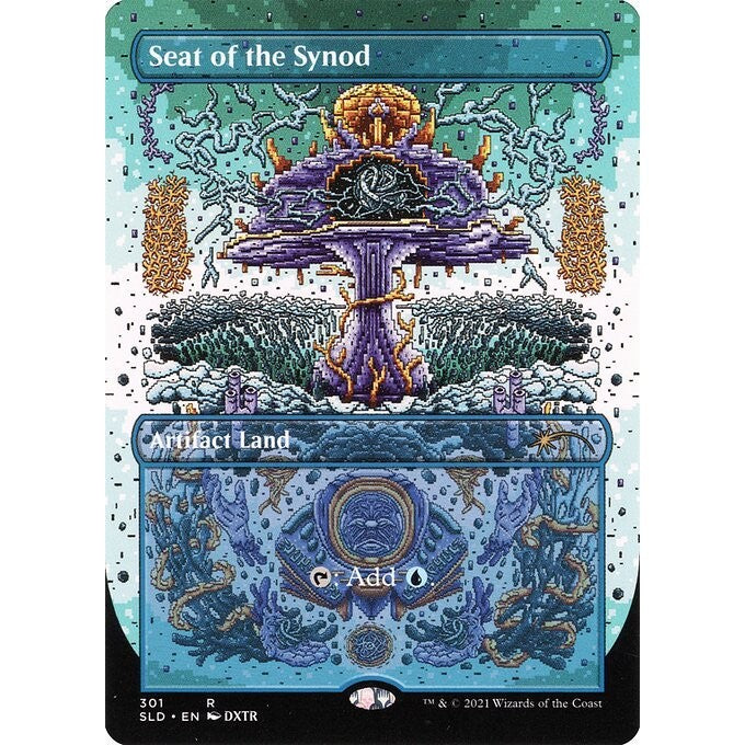 SLD_301 Seat of the Synod *Full Art EA* MTG Magic: The Gathering: Secret Lair: Mirrodinsanity_Rare