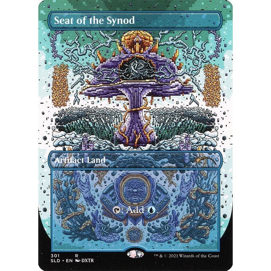 SLD_301 Seat of the Synod *Full Art EA* MTG Magic: The Gathering: Secret Lair: Mirrodinsanity_Rare