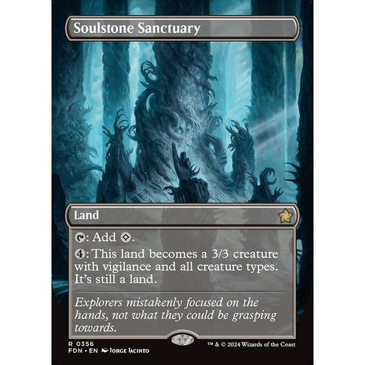 FDN_356 Soulstone Sanctuary *Borderless BL* MTG Magic: The Gathering: Foundations_Rare