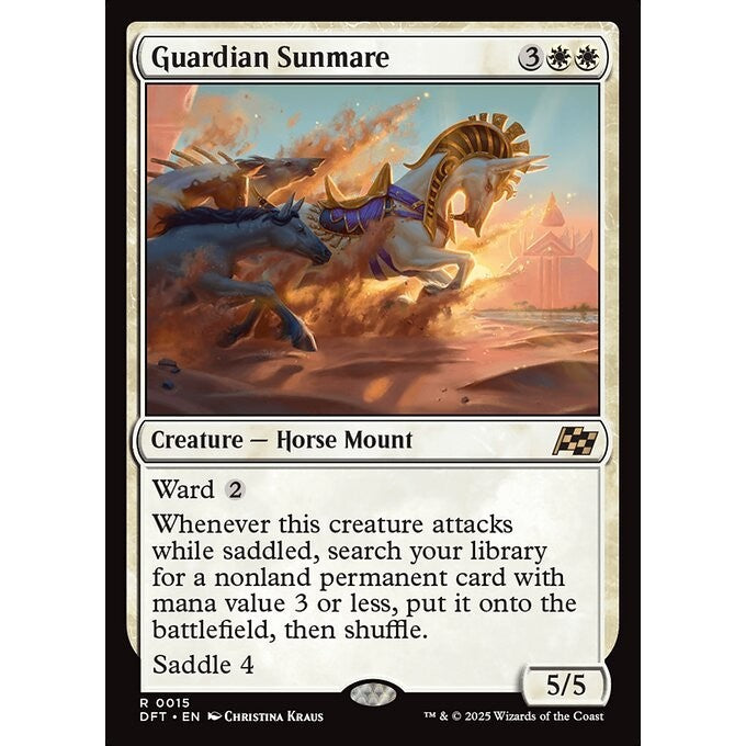 DFT_015 Guardian Sunmare *Aetherdrift* MTG Magic: The Gathering_Rare